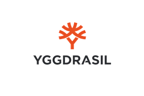 Yggdrasil unikālā grafiskā dizaina spēļu logotips